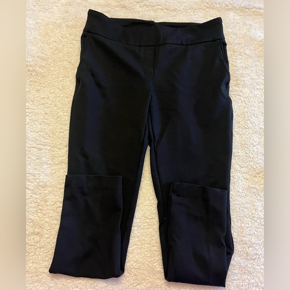 Pantalon Capri DALIA Noir - Taille 8 | Coupe Cropped En Mélange Polyester